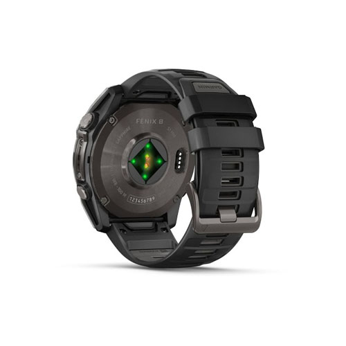 Умные часы Garmin Fenix 8, 51 мм, Угольно-серый/Черный