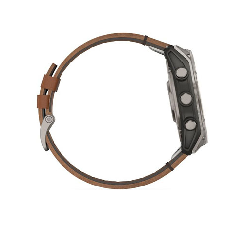 Умные часы Garmin Fenix 8 Amoled Sapphire, 51 мм, Каштановый