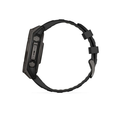 Умные часы Garmin Fenix 8, 47 мм, Угольно-серый/Черный