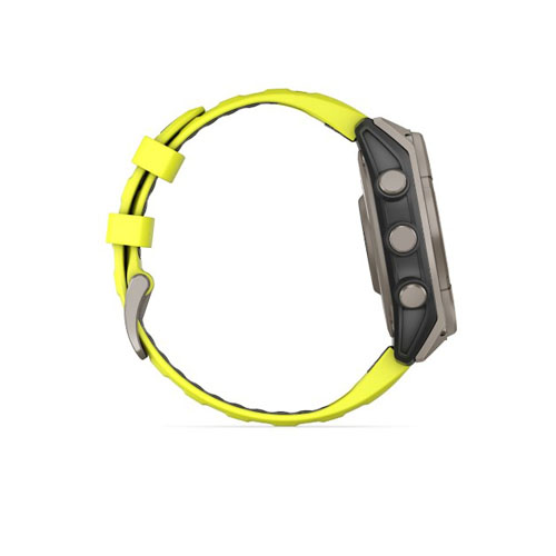 Умные часы Garmin Fenix 8, 47 мм, Титановый серый/Желтый
