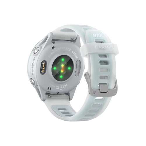 Умные часы Garmin Forerunner 570, 42 мм, Облачно-голубой/Белый камень