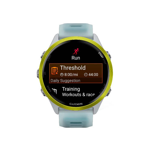 Умные часы Garmin Forerunner 570, 47 мм, Желтый/Бирюзовый