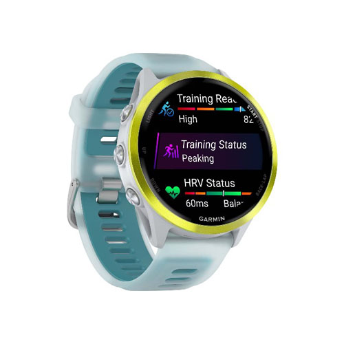 Умные часы Garmin Forerunner 570, 47 мм, Желтый/Бирюзовый