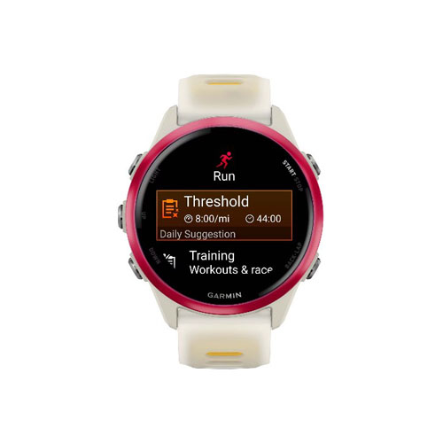 Умные часы Garmin Forerunner 570, 42 мм, Малиновый/Манго