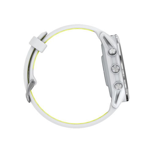Умные часы Garmin Forerunner 970, 47 мм, Белый титан/Ярко-желтый