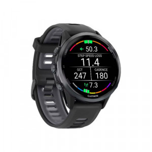 Умные часы Garmin Forerunner 970, 47 мм, Угольно-серый/Черный