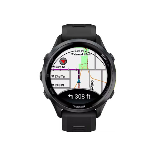Умные часы Garmin Forerunner 970, 47 мм, Угольно-серый/Черный