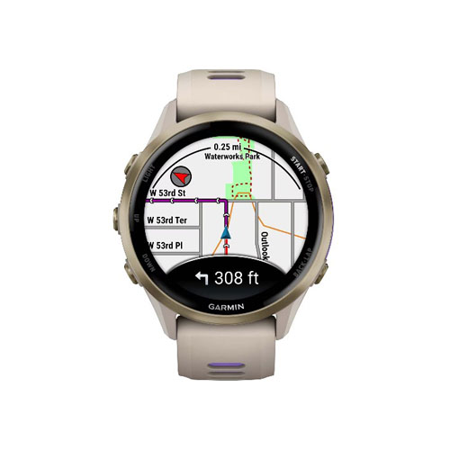 Умные часы Garmin Forerunner 970, 47 мм, Золотой титан/Серый