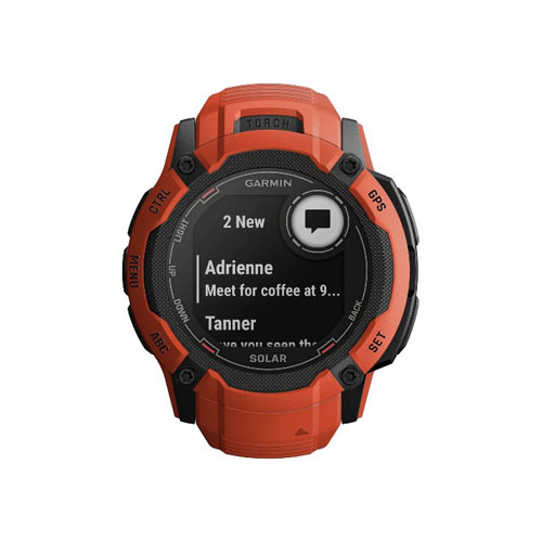 Умные часы Garmin Instinct 2X Solar, Красный