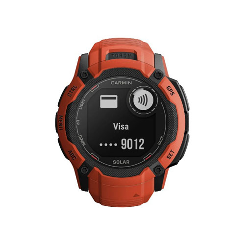 Умные часы Garmin Instinct 2X Solar, Красный