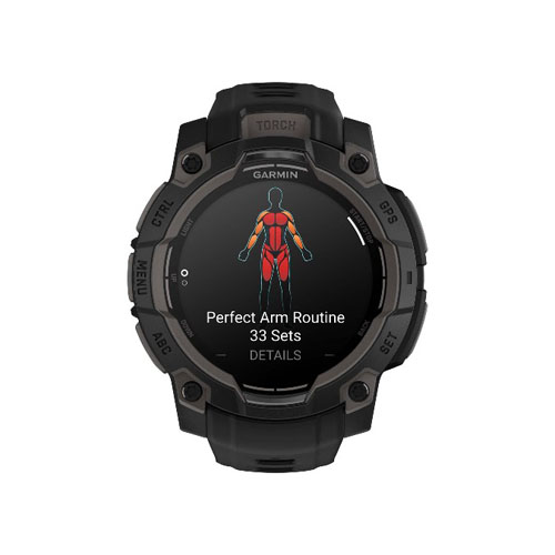 Умные часы Garmin Instinct 3 AMOLED, 45 мм, Черный