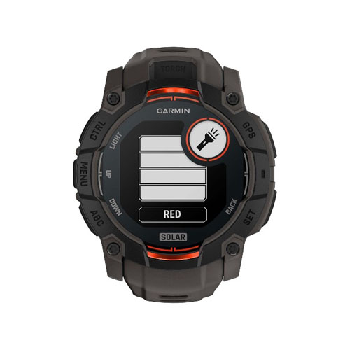 Умные часы Garmin Instinct 3 Solar, 50 мм, Черный/Угольный