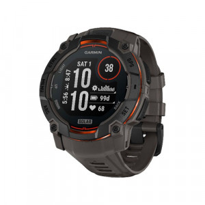 Умные часы Garmin Instinct 3 Solar, 50 мм, Черный/Угольный