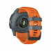 Умные часы Garmin Instinct 3 Solar, 50 мм, Серый/Оранжевый