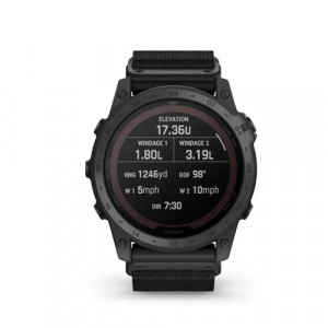 Умные часы Garmin Tactix 7 Pro Ballistics Solar, Черный