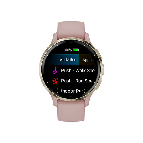 Умные часы Garmin Venu 3S, Золотой/Пыльная роза