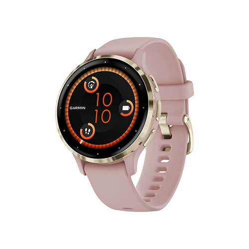 Умные часы Garmin Venu 3S, Золотой/Пыльная роза