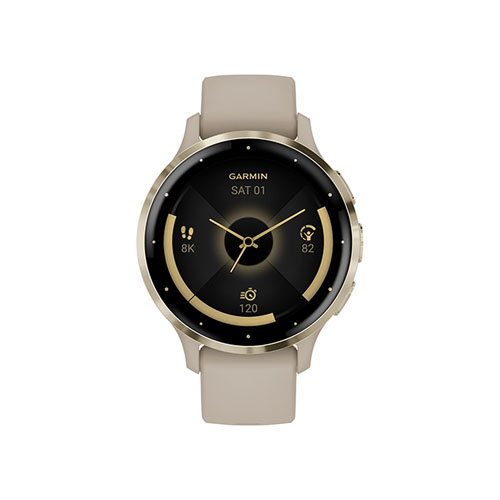 Умные часы Garmin Venu 3S, Золотой/Французский серый