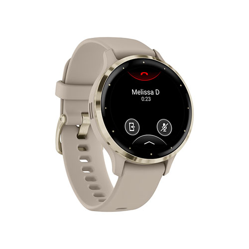 Умные часы Garmin Venu 3S, Золотой/Французский серый