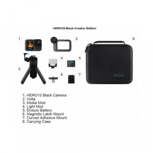 Экшн-камера GoPro Hero 13 Creator Edition, Черный