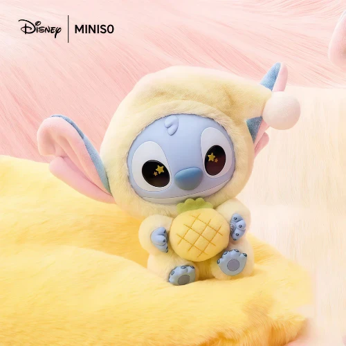 MINISO Disney Stitch Eat Something Before Sleep Series-Vinyl Plush Pendant Blind Box