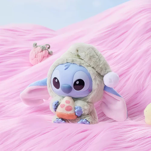 MINISO Disney Stitch Eat Something Before Sleep Series-Vinyl Plush Pendant Blind Box