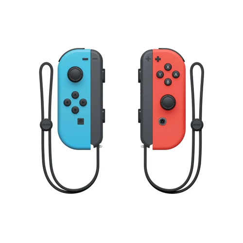 Игровая приставка Nintendo Switch OLED, Голубой/Красный неон