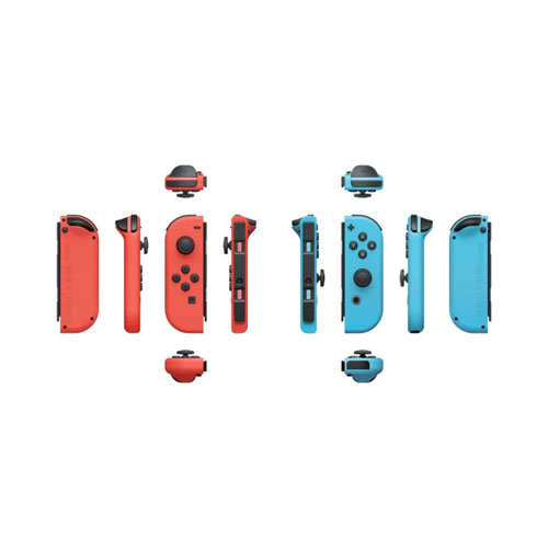 Игровая приставка Nintendo Switch OLED, Голубой/Красный неон