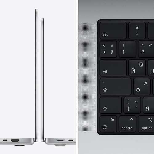 Apple MacBook Pro 14 M1 Pro, 16/1024 ГБ, Серебристый