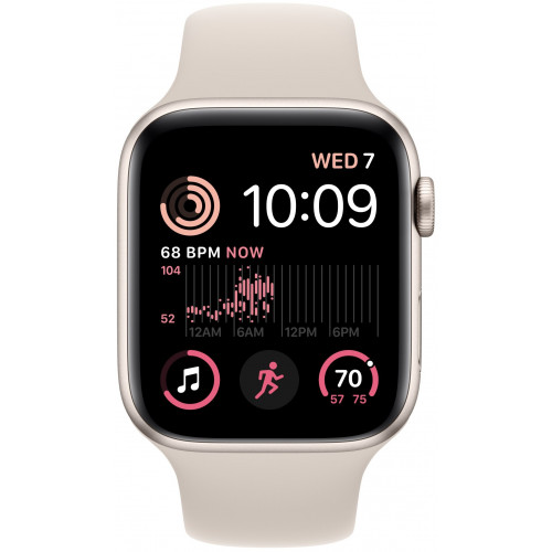 Apple Watch SE 2, 40 мм, Сияющая Звезда, Силикон