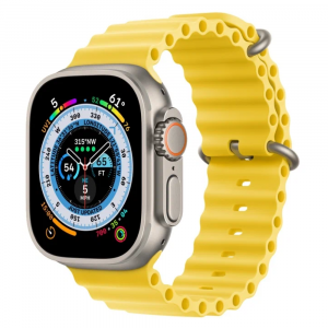 Apple Watch Ultra, 49 мм, Желтый Ocean Band