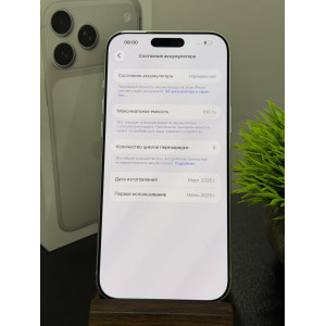 iPhone 17 Pro Max 256гб Белый sim + eSIM