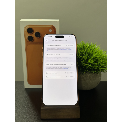 iPhone 17 Pro Max 256гб оранжевый Sim+eSim