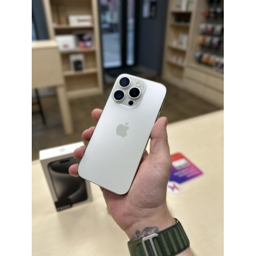 iPhone 15 Pro White Titanium 128 GB Dual Sim