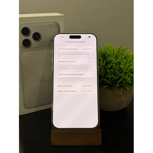 iPhone 17 Pro Max 512гб серебристый Sim+eSim