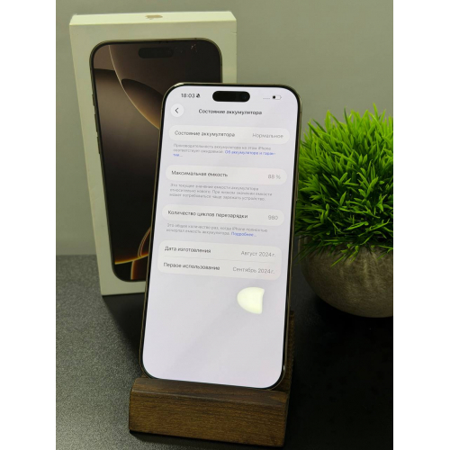 iPhone 16 Pro Max 256гб золотистый