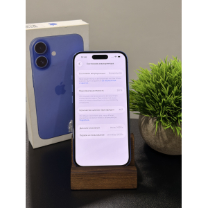 iPhone 16 256гб синий