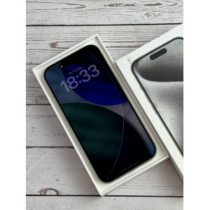 iPhone 15 Pro 128 White Titanium Sim+ESIM