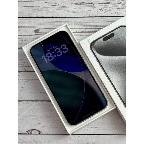 iPhone 15 Pro 128 White Titanium Sim+ESIM