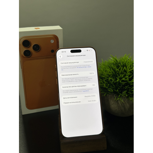 iPhone 17 Pro Max 256гб оранжевый sim+esim