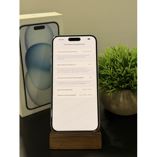 iPhone 15 Plus 128гб голубой