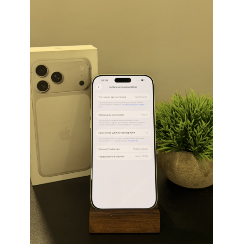iPhone 17 Pro Max 256гб серебристый sim+eSim