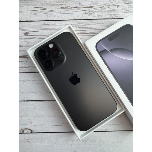 iPhone 16 Pro 128 Black Titanium Dual Sim