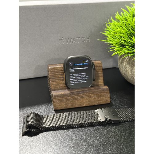 Apple Watch Ultra 2 49mm черные миланская петля