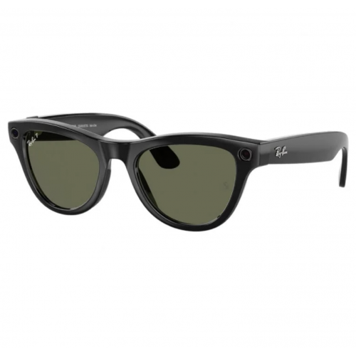 Умные очки Ray-Ban Meta Gen 2 Skyler Shiny Black, линзы G15 Green, 150-52