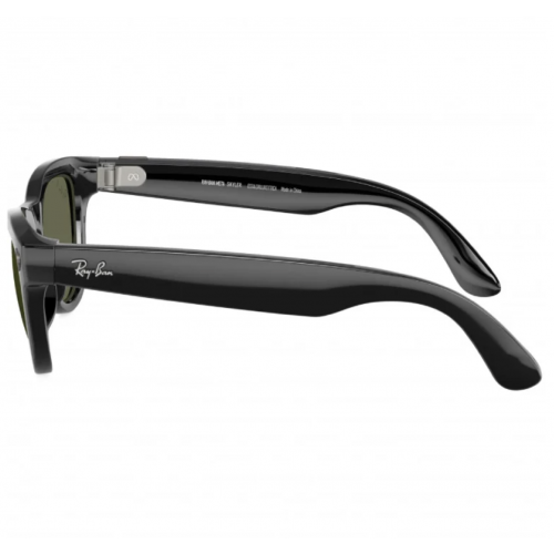 Умные очки Ray-Ban Meta Gen 2 Skyler Shiny Black, линзы G15 Green, 150-52
