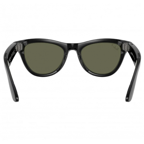 Умные очки Ray-Ban Meta Gen 2 Skyler Shiny Black, линзы G15 Green, 150-52
