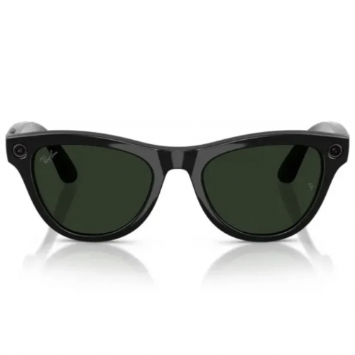 Умные очки Ray-Ban Meta Gen 2 Skyler Shiny Black, линзы Transitions Graphite Green, 150-52