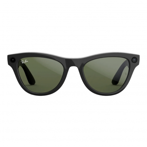 Умные очки Ray-Ban Meta Gen 2 Wayfarer Shiny Black, линзы G15 Green, 150-50