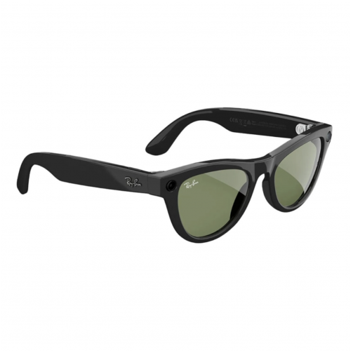 Умные очки Ray-Ban Meta Gen 2 Wayfarer Shiny Black, линзы G15 Green, 150-50